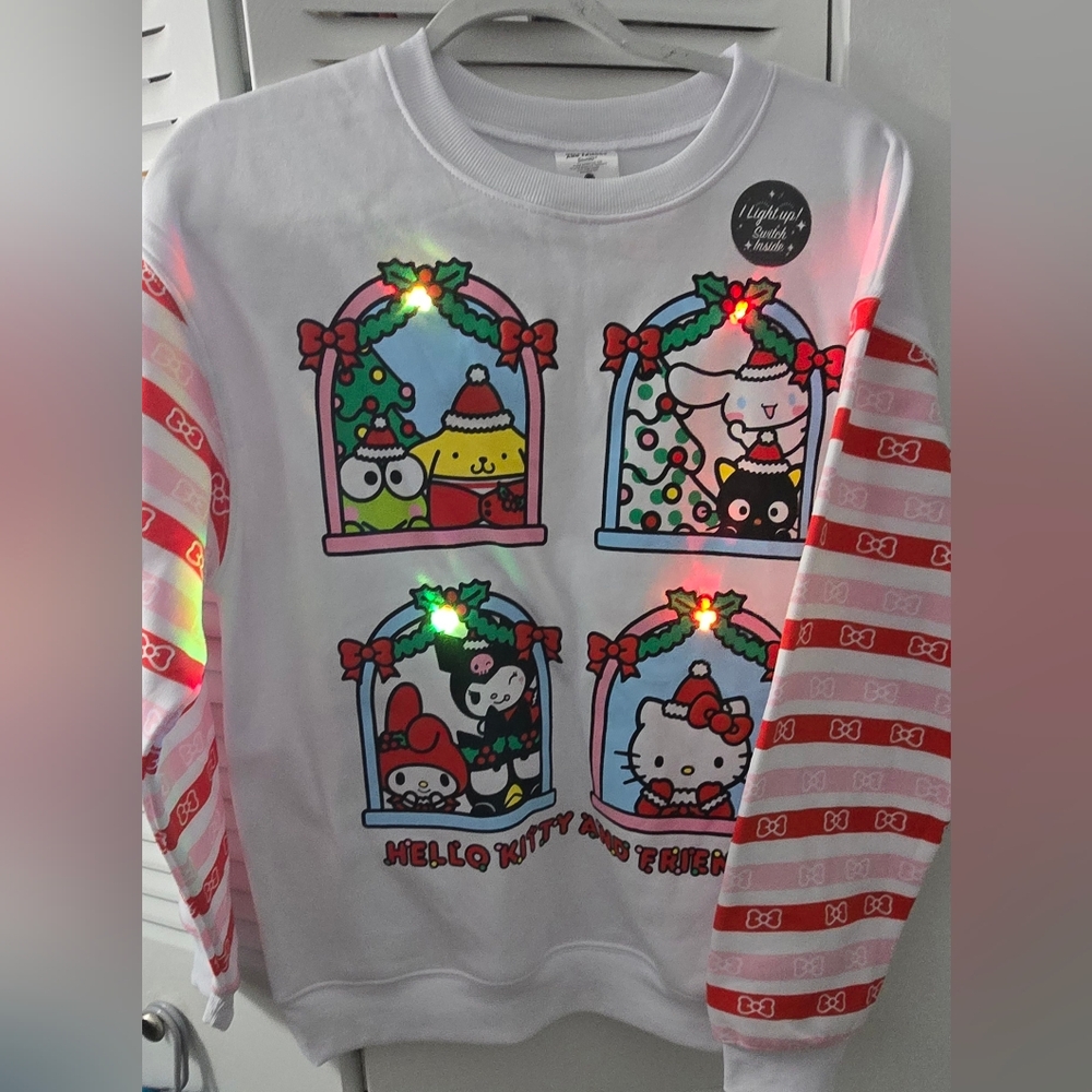 Hello Kitty New With Tag Christmas Sweater Size Small